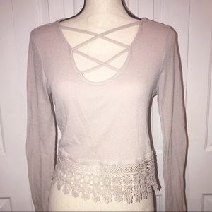 Charlotte Russe Lace Top